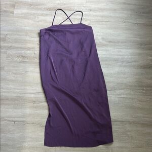 Madewell Deep Purple Strappy Dress